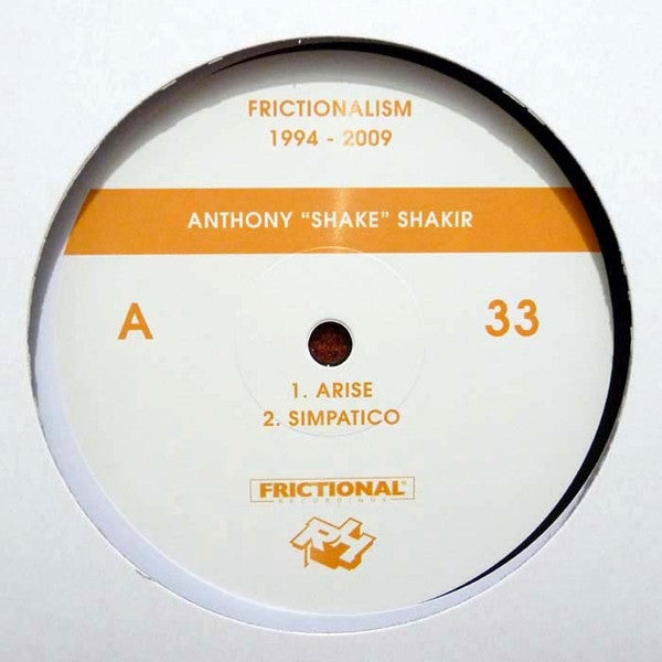 Anthony Shakir : Frictionalism 1994 - 2009 (12")