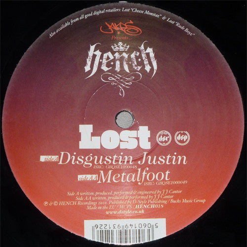 Lost (11) : Disgustin Justin / Metal Foot (12")