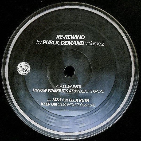 All Saints / M&S Feat Jaye Ella Ruth : Re-Rewind By Public Demand Volume 2 (12", Ltd, Promo, Smplr)