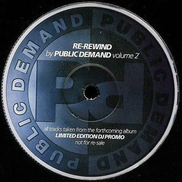 All Saints / M&S Feat Jaye Ella Ruth : Re-Rewind By Public Demand Volume 2 (12", Ltd, Promo, Smplr)