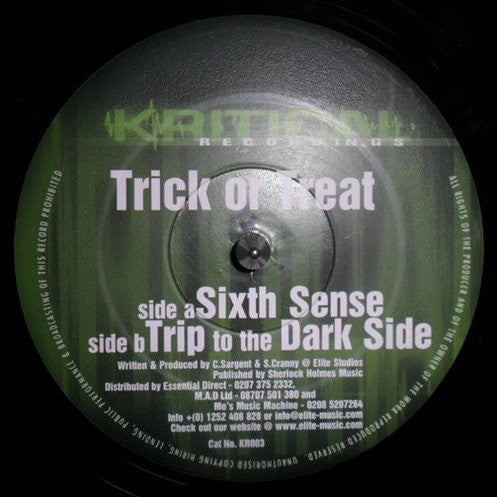 Trick Or Treat : Sixth Sense (12")