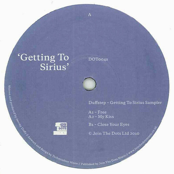 Duffstep : Getting To Sirius (12", Smplr)