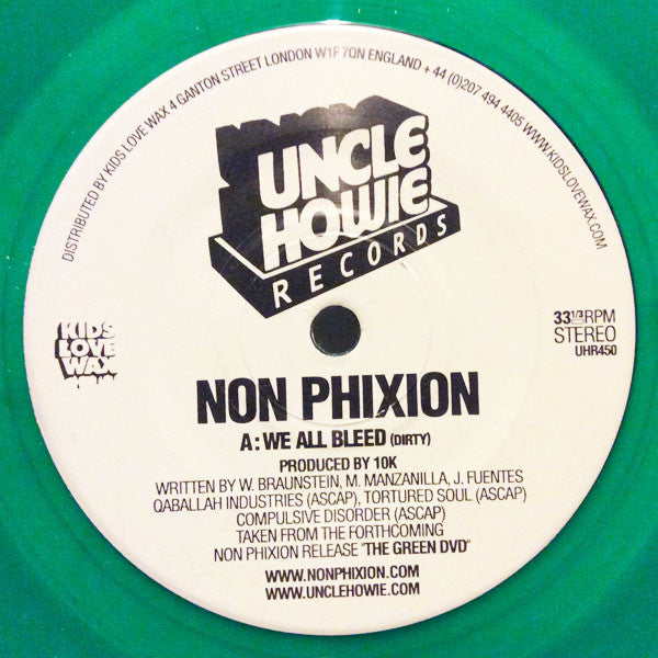 Non Phixion : We All Bleed (7", Ltd, Gre)