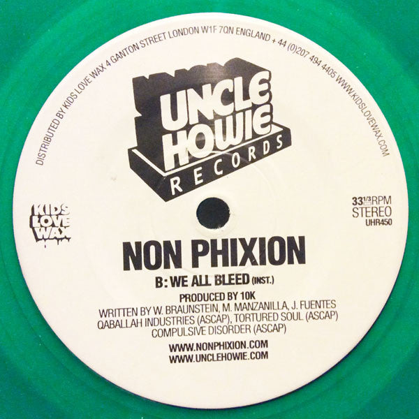 Non Phixion : We All Bleed (7", Ltd, Gre)
