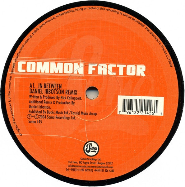 Common Factor : In Between (12")