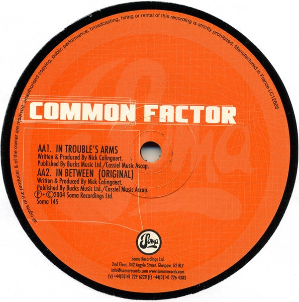 Common Factor : In Between (12")