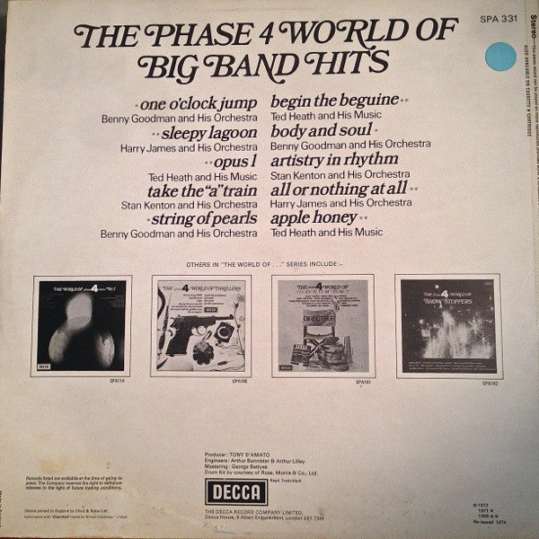 Various : The Phase 4  World Of Big Band Hits (LP, Comp)