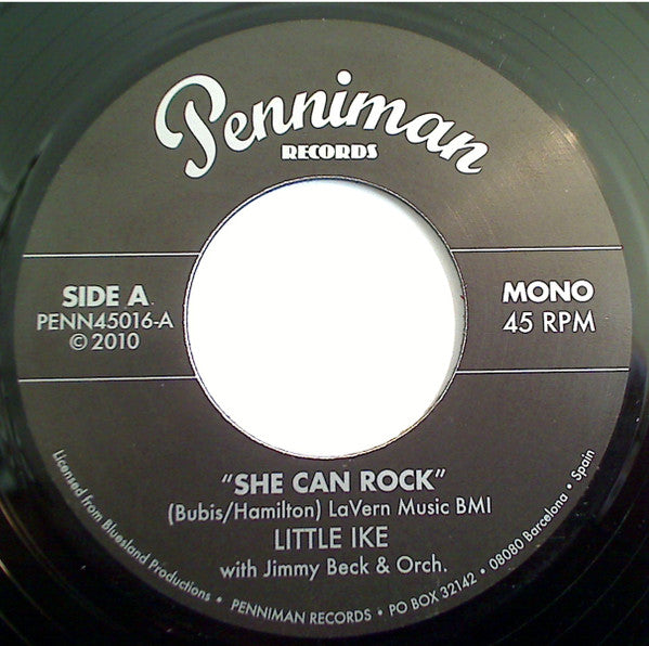 Little Ike / Earl Gaines : She Can Rock / Now Do You Hear (7", Mono)