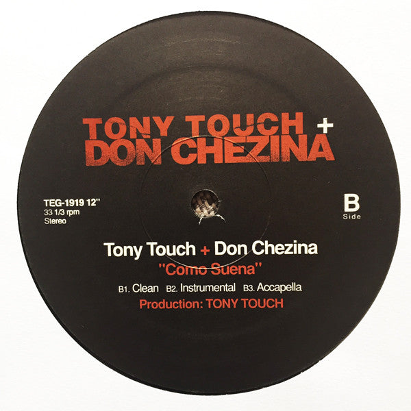 Tony Touch : Say Ay Ay Ay / Como Suena (12")