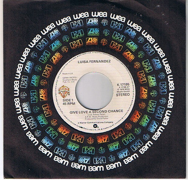 Luisa Fernandez : Give Love A Second Chance (7", Single, Lar)