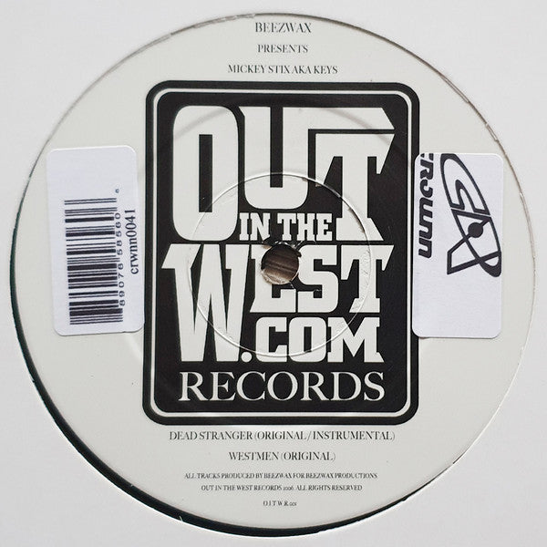 Beezwax* : Dead Stranger / Westmen / What's Poppin' Remix (12")