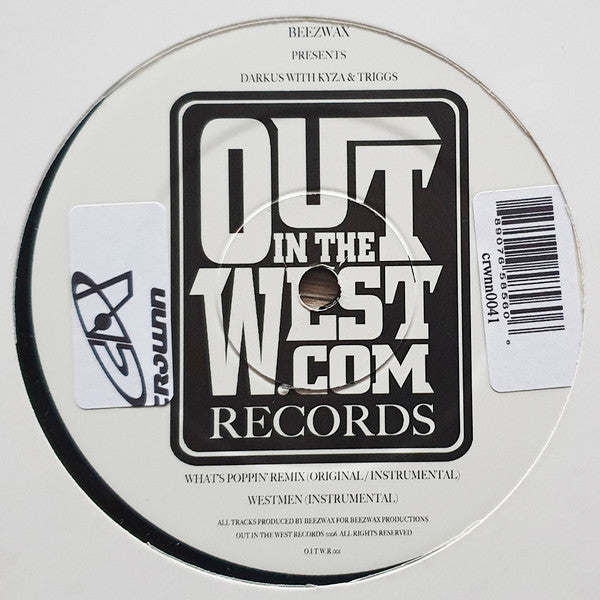 Beezwax* : Dead Stranger / Westmen / What's Poppin' Remix (12")