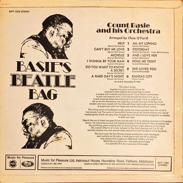 Count Basie Orchestra : Basie's Beatle Bag (LP, Album, RE)