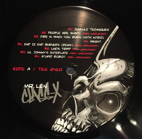 Mr. Len : Class-X (Tribute To Company Flow) (2xLP, Comp)