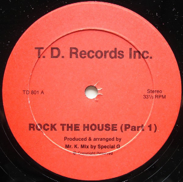 Mr. K.* : Rock The House (Parts 1 & 2) (12", Unofficial)