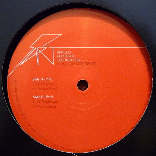Kirk Degiorgio : Exodus Earth / New Genesis (12")