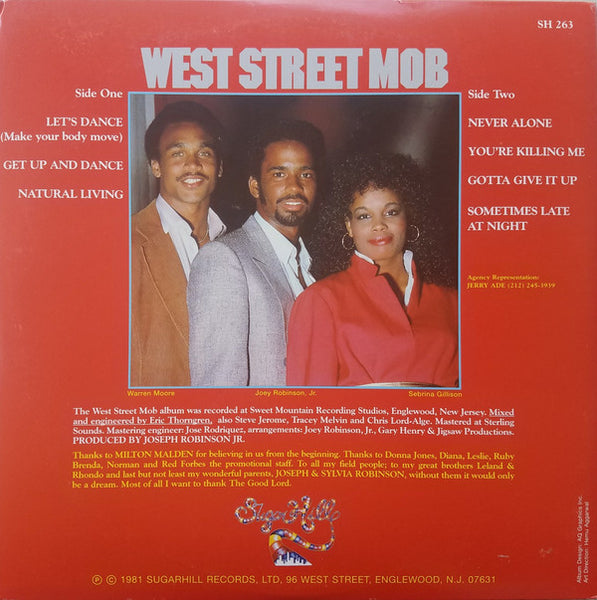 West Street Mob : West Street Mob (LP, Album, RE, Gat)