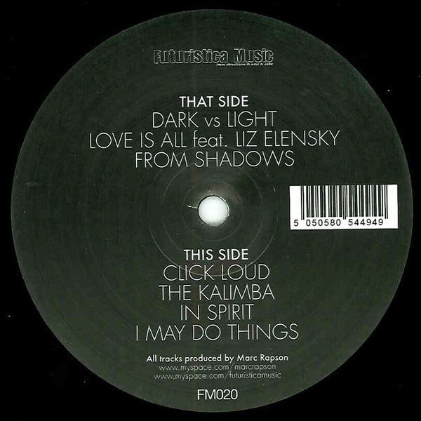Marc Rapson : Dark Vs. Light (12")