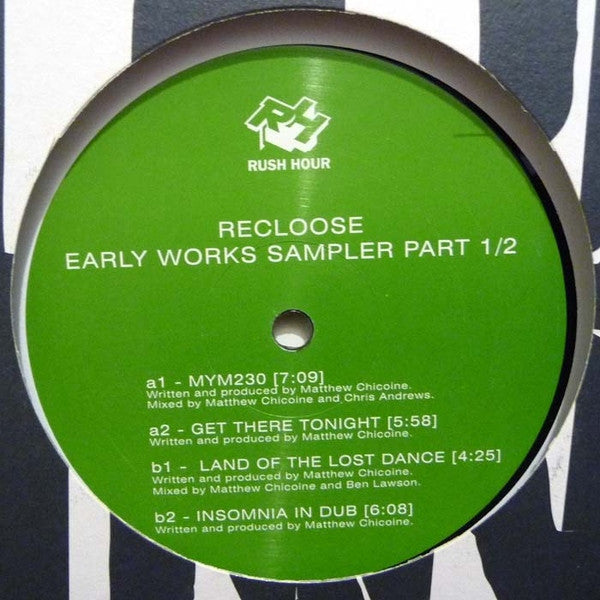 Recloose : Early Works Sampler 1/2 (12", Comp)