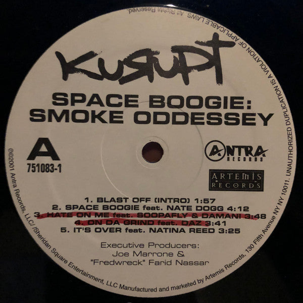 Kurupt : Space Boogie: Smoke Oddessey (2xLP, Album)