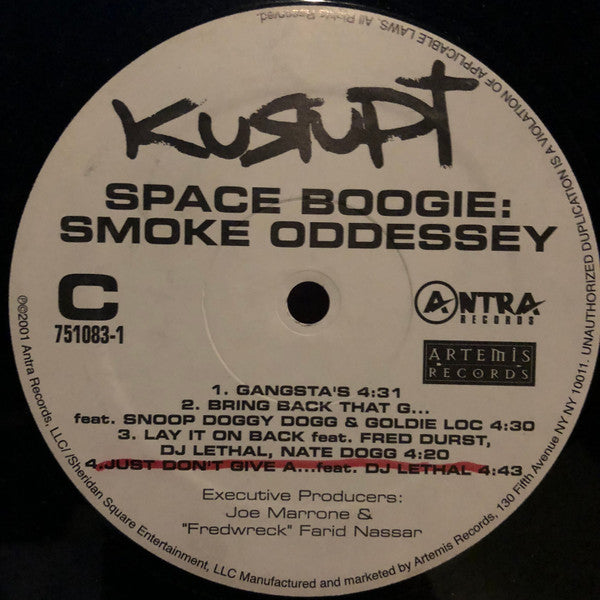 Kurupt : Space Boogie: Smoke Oddessey (2xLP, Album)