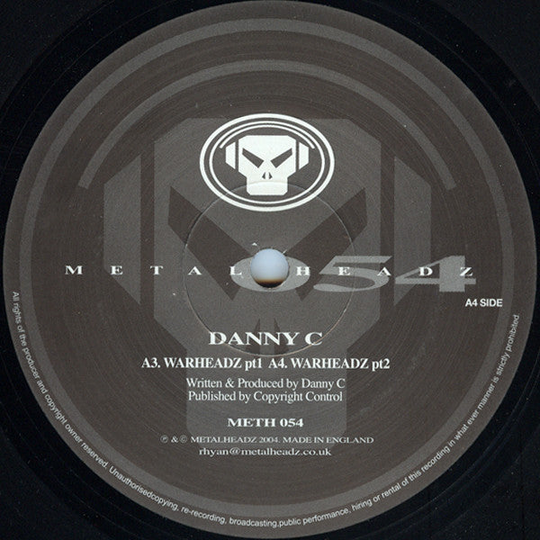 Danny C : Warheadz EP (2x12")