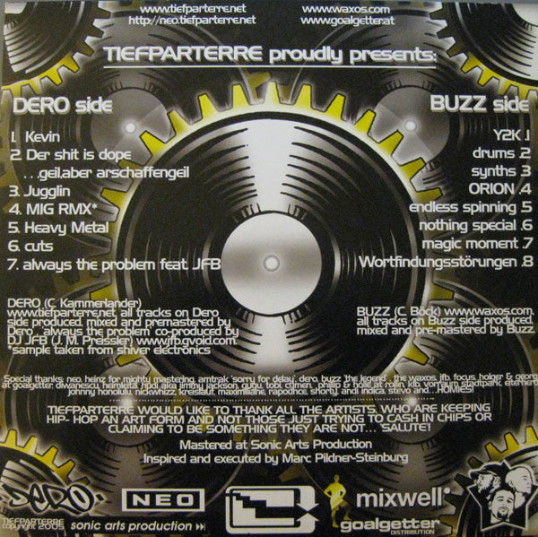 Deronic / Buzz (4) : Battlewax Vol II (LP)