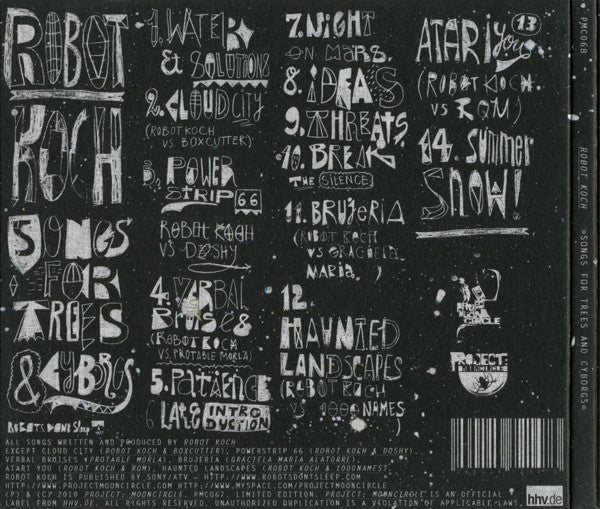 Robot Koch : Songs For Trees And Cyborgs (CD, Album, Dig)