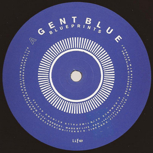 Agent Blue : Blueprints (LP, Album)