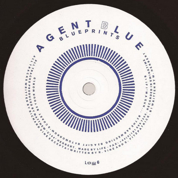 Agent Blue : Blueprints (LP, Album)