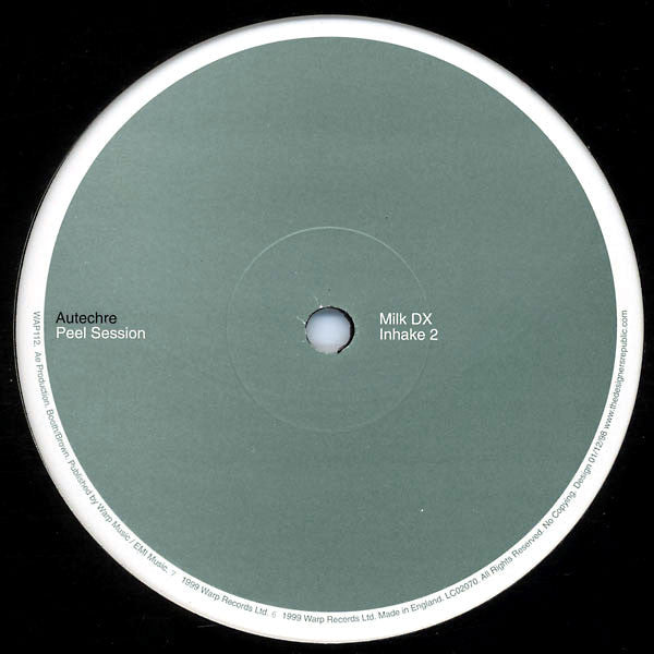 Autechre : Peel Session (12", EP)