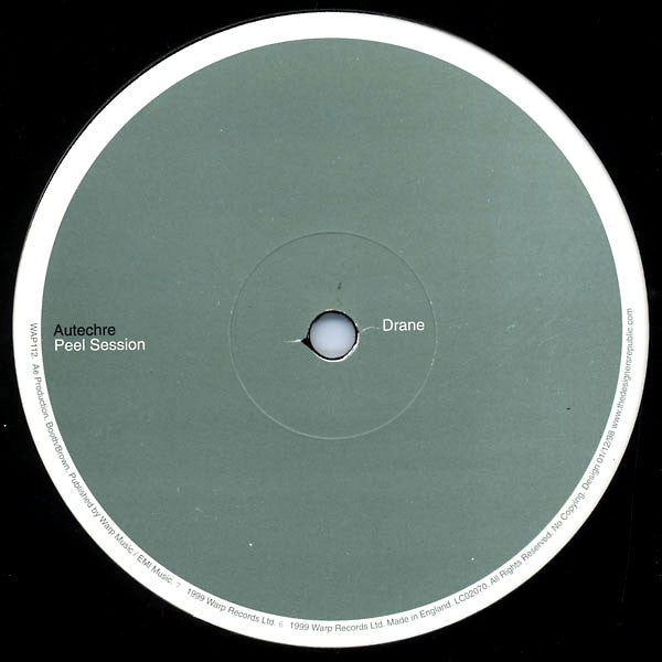 Autechre : Peel Session (12", EP)