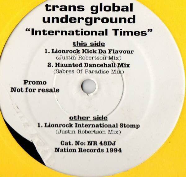 Transglobal Underground : International Times (12", Promo)