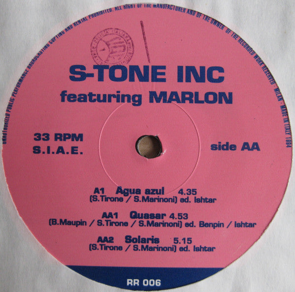 S-Tone Inc. : Agua Azul, Quasar, Solaris (12")