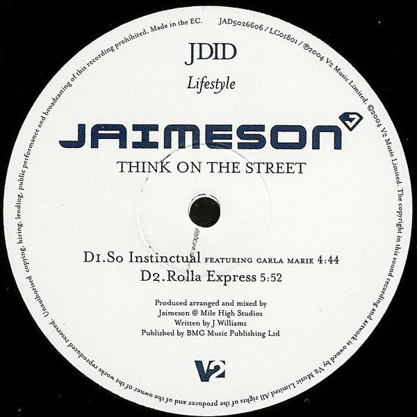 Jaimeson : Think On The Street (2x12", Album)