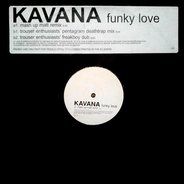 Kavana : Funky Love (12", Promo)