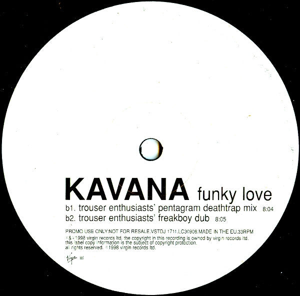 Kavana : Funky Love (12", Promo)