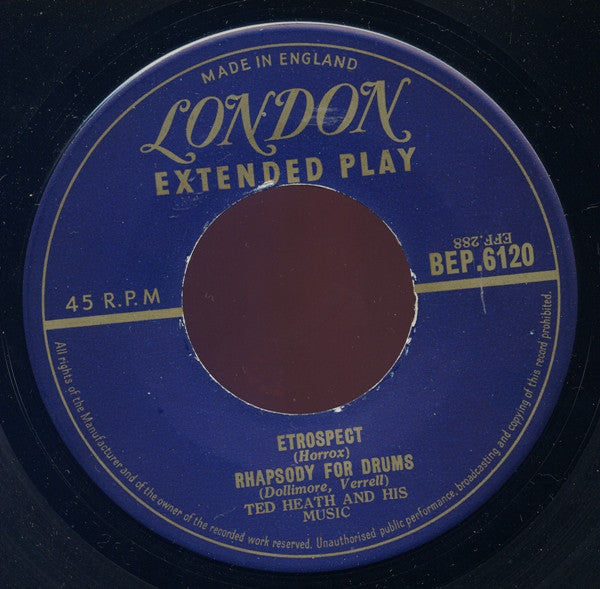 Ted Heath And His Music : Ted Heath At The London Palladium Vol. 2 (7", EP)