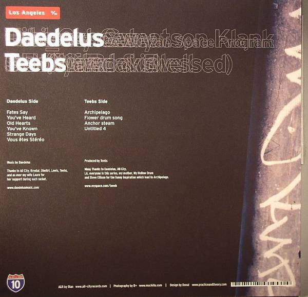 Daedelus / Teebs : Los Angeles 6/10 (10")