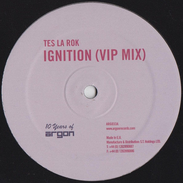 Tes La Rok : Ignition (VIP Mix) / Intanationalz (12")