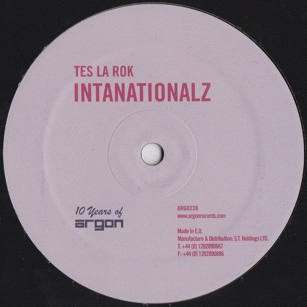 Tes La Rok : Ignition (VIP Mix) / Intanationalz (12")