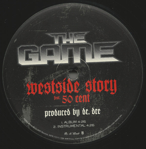 The Game (2) : Westside Story (12", Promo)