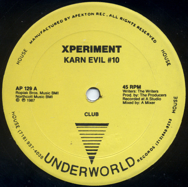 Xperiment : Karn Evil #10 (12")