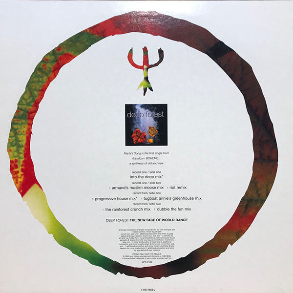 Deep Forest : Marta's Mixes (2x12", Promo)