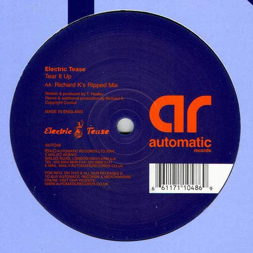 Electric Tease : Tear It Up (12")