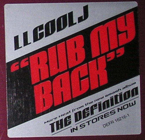 LL Cool J : Rub My Back (12", Promo)