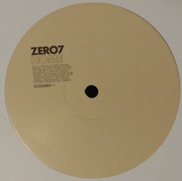 Zero 7 : Home (12", Single)