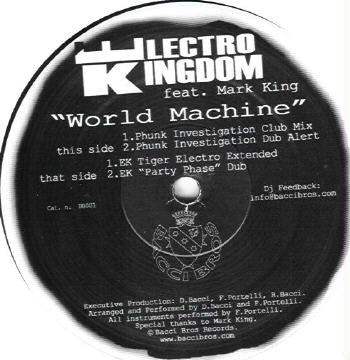 Electro Kingdom Feat. Mark King : World Machine (12")