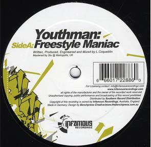 Youthman / Bulletproof : Freestyle Maniac / Gutterkrunk (12", Promo)