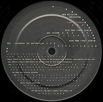 Kirk Degiorgio : EP3 (12", EP)